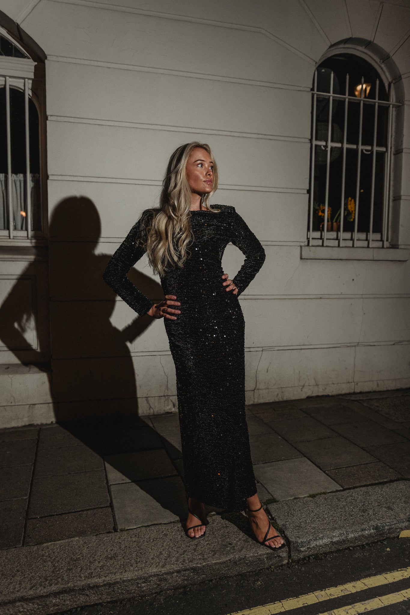 PCKAM Long Dress - Black